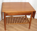 Danish drop leaf sewing table