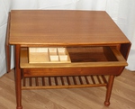 Sewing table after a 1950s design by Hans Wegner