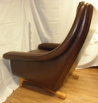 Danish High Back ‘Matador’ Leather Armchair 