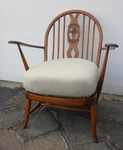 Early 1950s Ercol Windsor Fleur de Lis Armchair 