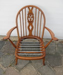 Early 1950s Ercol Windsor Fleur de Lis Armchair 