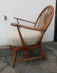 Early 1950s Ercol Windsor Fleur de Lis Armchair 