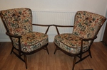 Pair of Ercol Easy Armchairs - Model 477