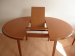 Teak extending dining table by Morris of Glasgow