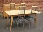 mid 20 century dining table and sideboard