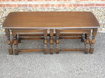 Ercol Trinity Nest of Tables (Dark finish)