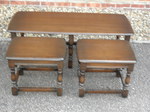 Ercol Trinity Nest of Tables (Dark finish)