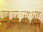 Ercol Lattice Back / Candlestick chairs – Model 376