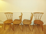 Ercol Lattice Back / Candlestick chairs – Model 376