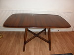 Ercol Dark Elm Finish Dining Table