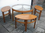 Nest of 4 Teak Coffee Tables by Nathan
