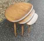 Nest of Ercol Pebble Coffee Tables 