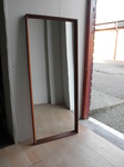 1960s Danish style Long Teak Wall Mirror    