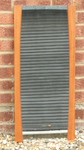 1960s Teak edged Wall Mirror 