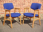 Pair of Oak Chairs designed by Erik Kirkegaard 