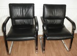 Figura “Imago” Leather Chairs by Mario Bellini for Vitra
