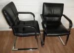 Figura “Imago” Leather Chairs by Mario Bellini for Vitra