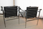 Pair of Le Corbusier / Cassina – LC1 Pampas Armchairs 