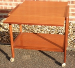 1970s Teak Serving Trolley / Supper Table