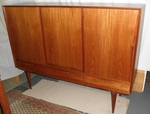 1960s Omann Jun Danish Teak High-board Cabinet – Model No. 17