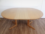 1960s Light Oak Danish Dining Table