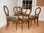 Victorian Balloon Back Dining Chairs
