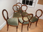 Victorian (1860c) Balloon Back Dining Chairs