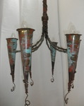 Nepenthes (Pitcher Plant) Copper Chandelier