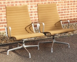 Pair of Herman Miller EA 116 Loungers by Ray & Charles Eames 