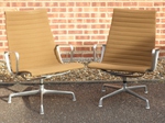 Pair of Herman Miller EA 116 Loungers by Ray & Charles Eames 