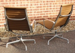 Pair of Herman Miller EA 116 Loungers by Ray & Charles Eames 