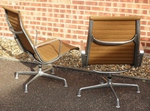 Pair of Herman Miller EA 116 Loungers by Ray & Charles Eames 