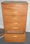 1970s Austinsuite Teak Tallboy Chest of Drawers 