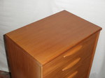 1970s Austinsuite Teak Tallboy Chest of Drawers 