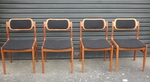 Danish Teak dining table & Set of 4 dining chairs by Johannes Andersen