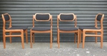 Danish Teak dining table & Set of 4 dining chairs by Johannes Andersen