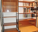 1960s Staples Teak Ladderax 2 Bay Unit