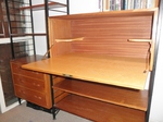 1960s Staples Teak Ladderax 2 Bay Unit