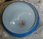 1960s Danish Glass Pendant Lampshade