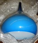 1960s Danish Glass Pendant Lampshade