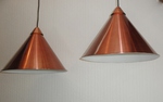 Copper coloured Pendant Lamps from Hermia