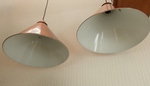 Hermia copper coloured pendant llights