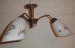 1950s Danish Style - 3 branch ceiling light