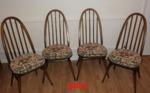 Ercol Windsor Quaker Chairs - Dark Finish