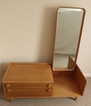Meredew Dressing Table / Cheval Mirror- Light Oak