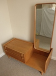 Meredew Dressing Table / Cheval Mirror- Light Oak
