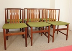 Set of 6 - 1960s Danish Afromosia Dining Chairs