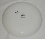 Poole Delphis No. 4A Plate : Paintress: Beverley Mantel