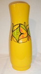 Poole Delphis Vase – Style No. 85 (green & orange on yellow)