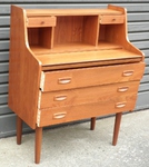 Danish Teak Bureau / Writing Desk